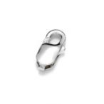Clasp - bean type, AG 925 silver