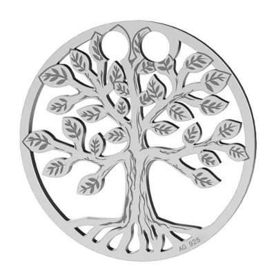 Openwork link pendant - tree of life, AG 925 silver